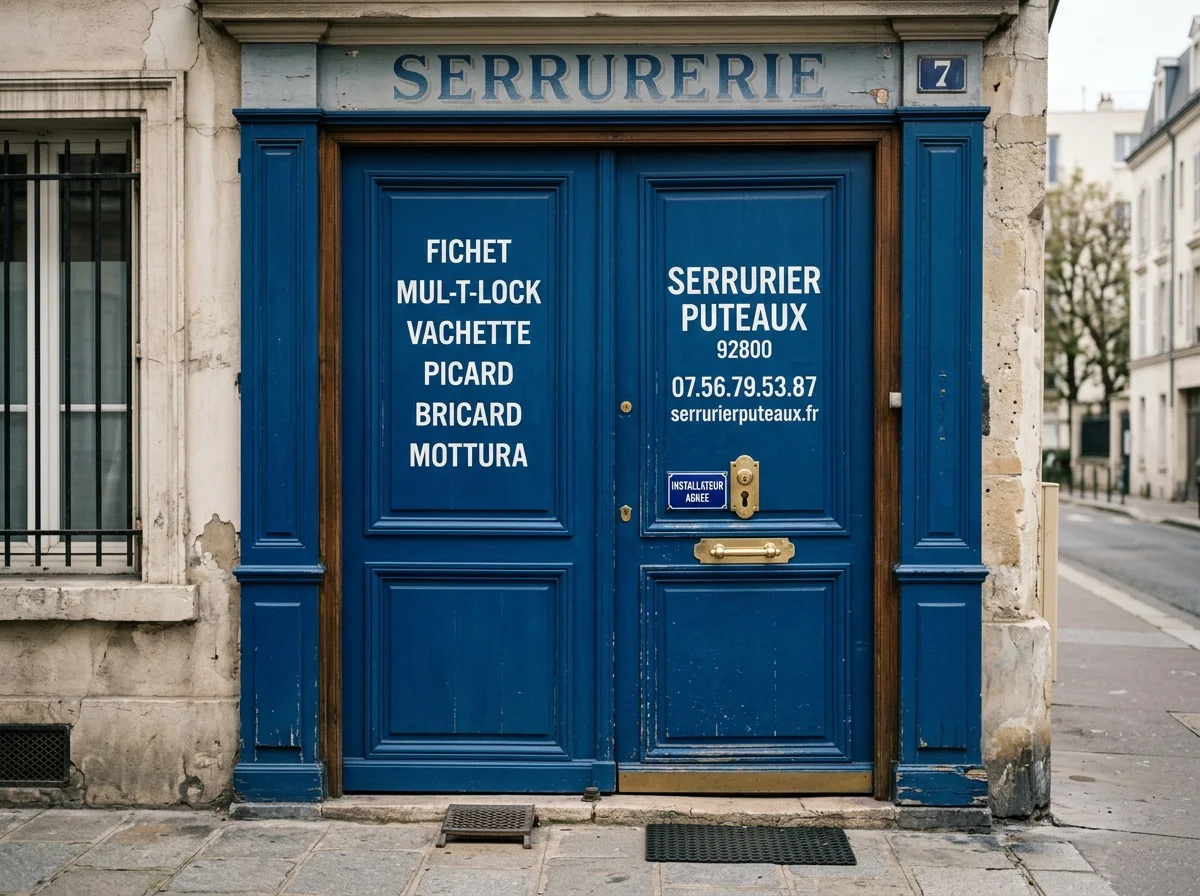 Installateur agréé · double-porte propre, marques expliquées dessous